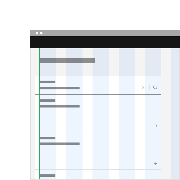 Do hang the fluid search container with other hanging components.